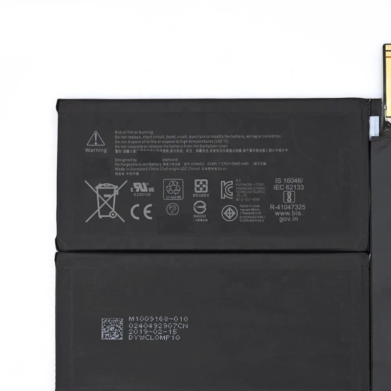 Surface Pro 5,6,7 Bateria